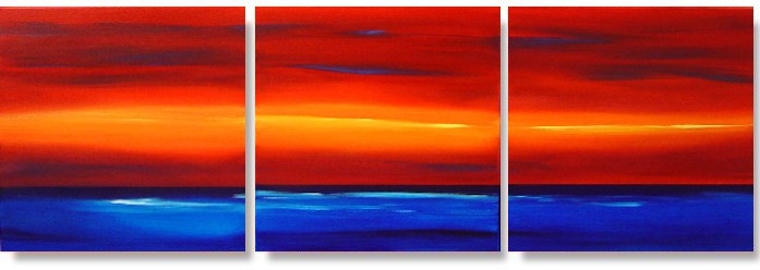 Dafen Oil Painting on canvas sunglow -set193